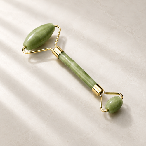 Rodillo Facial de Jade Doble Nuvia